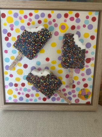 Just one bite by artist Teresa Green